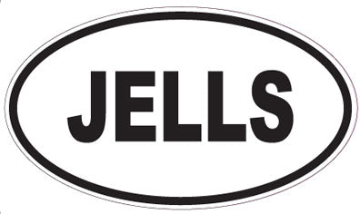 JELLS - Oval Sticker
