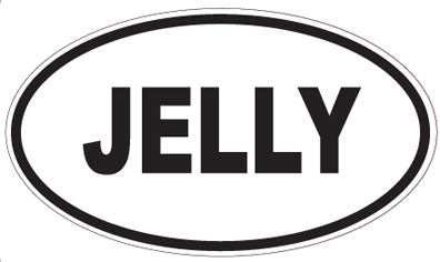 JELLY - Oval Sticker