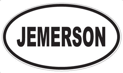 JEMERSON - Oval Magnet