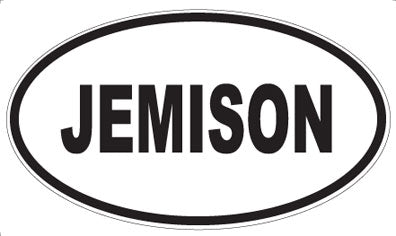 JEMISON - Oval Magnet
