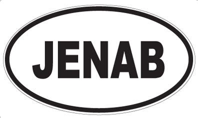 JENAB - Oval Magnet