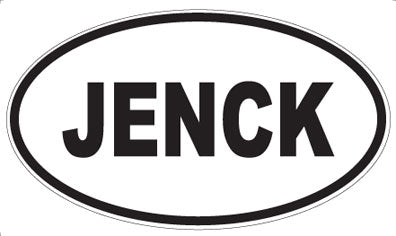 JENCK - Oval Magnet