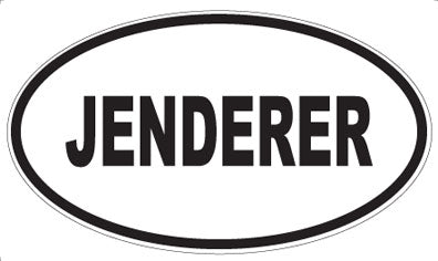 JENDERER - Oval Magnet