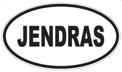 JENDRAS - Oval Magnet