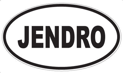 JENDRO - Oval Magnet