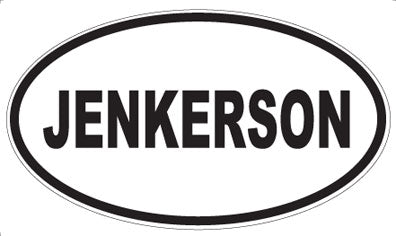 JENKERSON - Oval Magnet