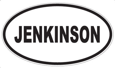 JENKINSON - Oval Magnet