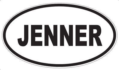 JENNER - Oval Magnet