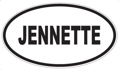 JENNETTE - Oval Magnet
