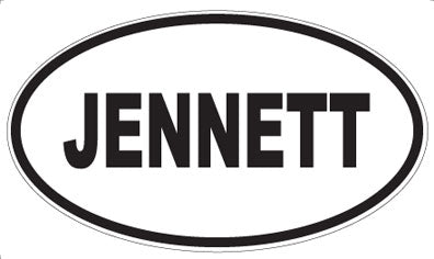 JENNETT - Oval Magnet