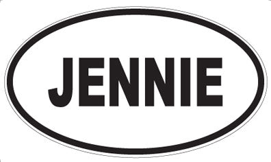 JENNIE - Oval Magnet