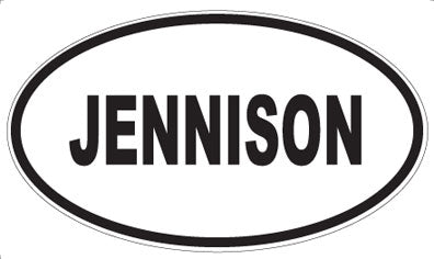 JENNISON - Oval Magnet