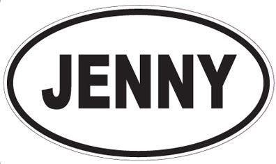 JENNY - Oval Magnet