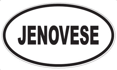 JENOVESE - Oval Magnet