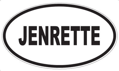 JENRETTE - Oval Magnet