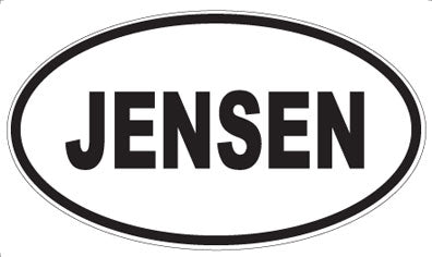 JENSEN - Oval Magnet