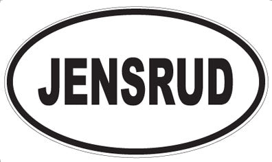 JENSRUD - Oval Magnet