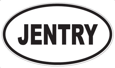 JENTRY - Oval Magnet