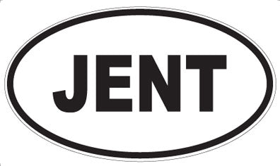 JENT - Oval Magnet