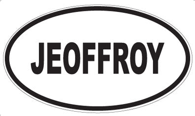 JEOFFROY - Oval Magnet