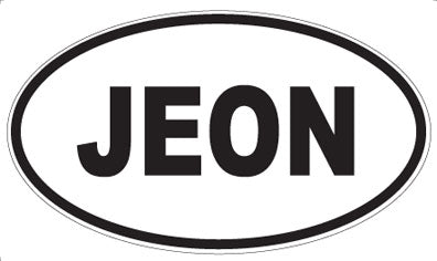 JEON - Oval Magnet