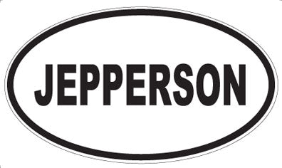 JEPPERSON - Oval Magnet