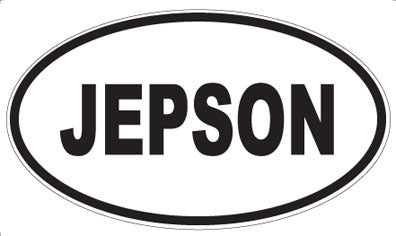 JEPSON - Oval Magnet