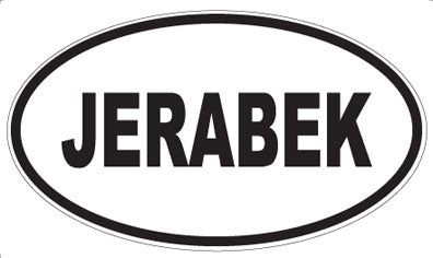 JERABEK - Oval Magnet
