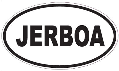 JERBOA - Oval Sticker