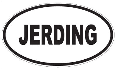 JERDING - Oval Magnet