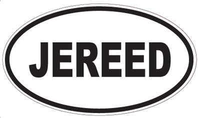 JEREED - Oval Sticker