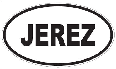 JEREZ - Oval Magnet