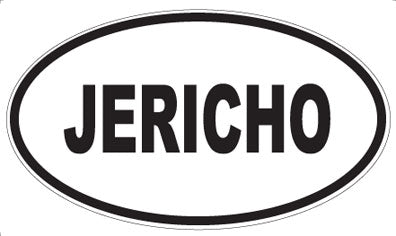 JERICHO - Oval Magnet
