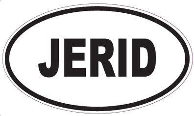 JERID - Oval Sticker