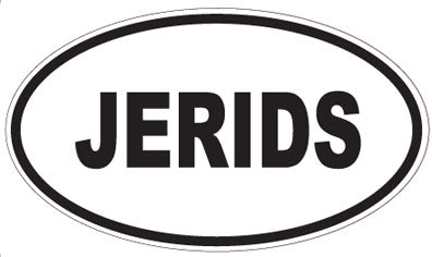 JERIDS - Oval Sticker