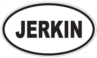 JERKIN - Oval Sticker