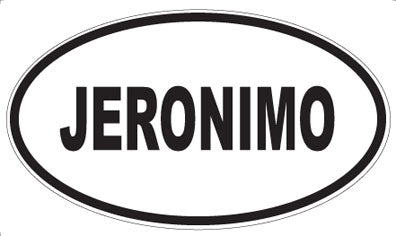 JERONIMO - Oval Magnet