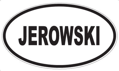 JEROWSKI - Oval Magnet