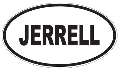 JERRELL - Oval Magnet