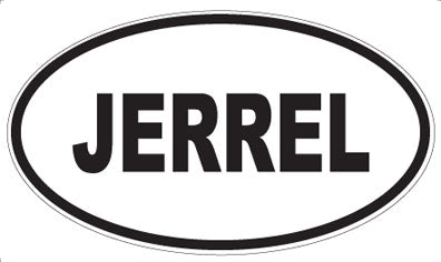 JERREL - Oval Magnet
