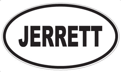 JERRETT - Oval Magnet