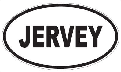 JERVEY - Oval Magnet