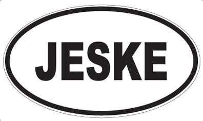 JESKE - Oval Magnet