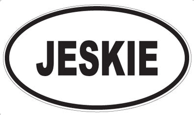 JESKIE - Oval Magnet