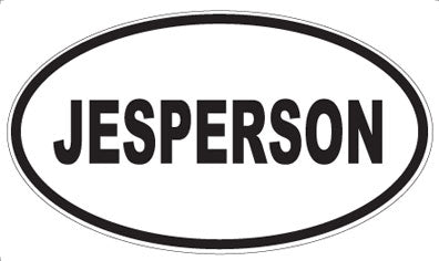 JESPERSON - Oval Magnet