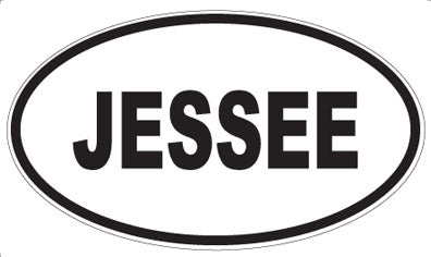 JESSEE - Oval Magnet