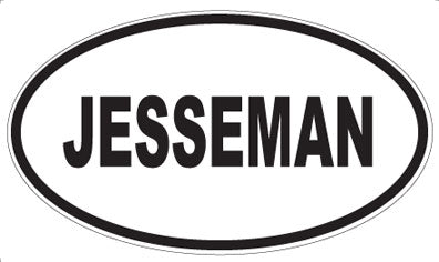 JESSEMAN - Oval Magnet