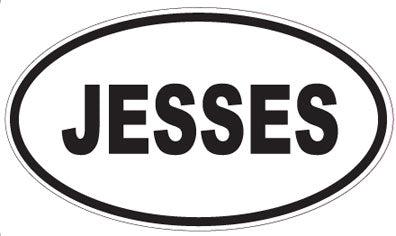 JESSES - Oval Sticker
