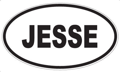 JESSE - Oval Magnet