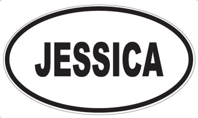 JESSICA - Oval Magnet